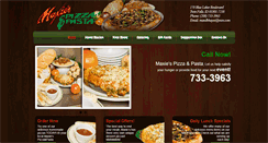 Desktop Screenshot of maxiespizza.com